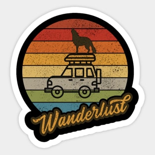 wanderlust Sticker